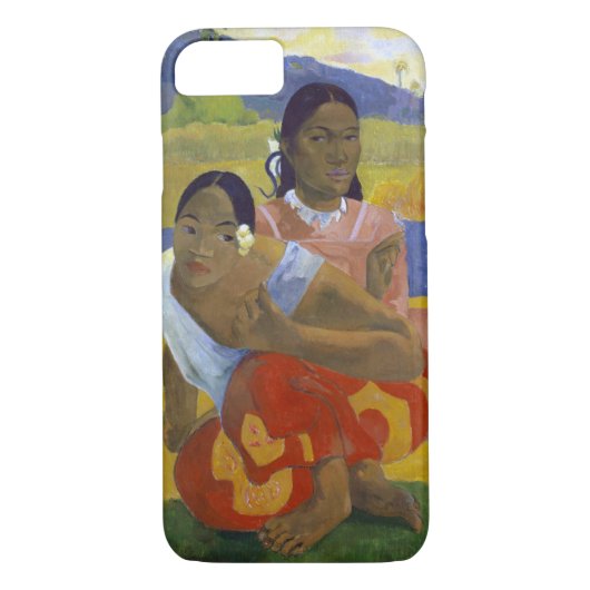 Zwei tahitianische Frauen, Gauguin Case-Mate iPhone Hülle (Rückseite)