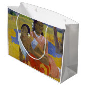 Zwei tahitianische Frauen, Gauguin Große Geschenktüte (Rückseite Schrägansicht)