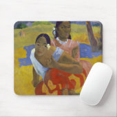 Zwei tahitianische Frauen, Gauguin Mousepad (Mit Mouse)