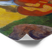Zwei tahitianische Frauen, Gauguin Poster (Ecke)