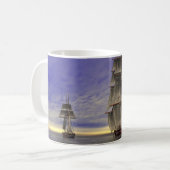 Zwei Tallships Kaffeetasse (Vorderseite Links)