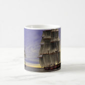 Zwei Tallships Kaffeetasse (Mittel)