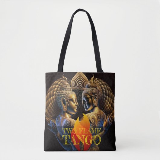 Zwei tanzende Buddhas-Tasche Tasche (Vorderseite)