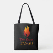 Zwei tanzende Buddhas-Tasche Tasche (Rückseite)