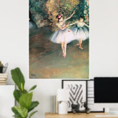 Zwei Tänzer auf einer Bühne, 1874 - Edgar Degas Poster (Heimbüro)