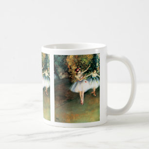 Zwei Tänzer auf einer Bühne von Degas Kaffeetasse