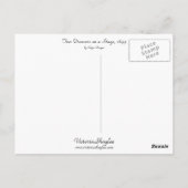 Zwei Tänzer auf einer Bühne von Degas Postkarte (Rückseite)