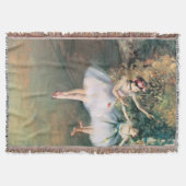 Zwei Tänzer auf einer Bühne von Edgar Degas, Vinta Decke (Vorderseite)