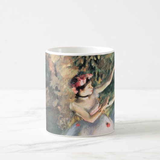 Zwei Tänzer auf einer Bühne von Edgar Degas, Vinta Kaffeetasse (Mittel)