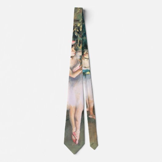 Zwei Tänzer auf einer Bühne von Edgar Degas, Vinta Krawatte (Vorderseite)