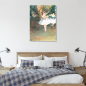 Zwei Tänzer auf einer Bühne von Edgar Degas, Vinta Leinwanddruck (Insitu (Schlafzimmer))