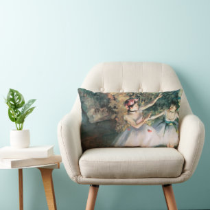 Zwei Tänzer auf einer Bühne von Edgar Degas, Vinta Lendenkissen