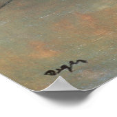 Zwei Tänzer auf einer Bühne von Edgar Degas, Vinta Poster (Ecke)