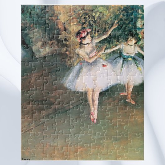 Zwei Tänzer auf einer Bühne von Edgar Degas, Vinta Puzzle