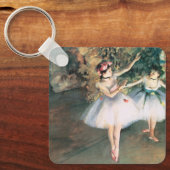 Zwei Tänzer auf einer Bühne von Edgar Degas, Vinta Schlüsselanhänger (Vorderseite)