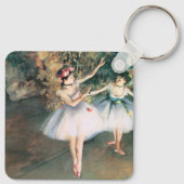 Zwei Tänzer auf einer Bühne von Edgar Degas, Vinta Schlüsselanhänger (Rückseite)