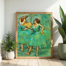 Zwei Tänzer, Degas Art Poster