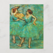 Zwei Tänzer, Degas Art Postkarte (Vorderseite)
