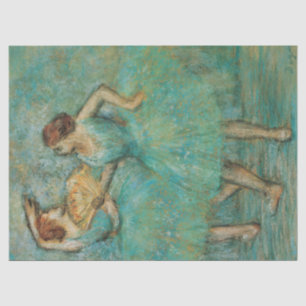 Zwei Tänzer durch Edgar Degas Seidenpapier