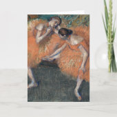 Zwei Tänzer | Edgar Degas Karte (Vorderseite)