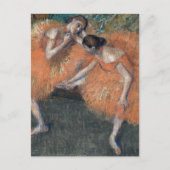 Zwei Tänzer | Edgar Degas Postkarte (Vorderseite)