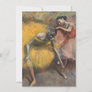 Zwei Tänzer, gelb und rosa   Edgar Degas