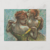 Zwei Tänzer, halb lang, Degas Art Postkarte (Vorderseite)