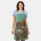 Zwei Tänzer, halb lang, Degas Art Schürze (Getragen)