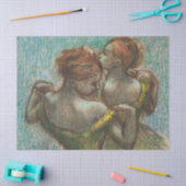 Zwei Tänzer, halb lang, Degas Art Seidenpapier (Basteln)
