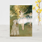 Zwei Tänzer - Wheaten Terrier 7 Karte (Gelbe Blume)
