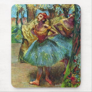 Zwei Tänzerinnen von Edgar Degas, Vintage Ballett  Mousepad