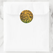 Zwei Tartondrucke Runder Aufkleber (Tasche)