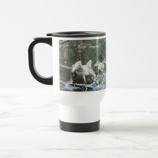 Zwei Tasse von Pegasi und Totem Poles Fantasy Art (Links)