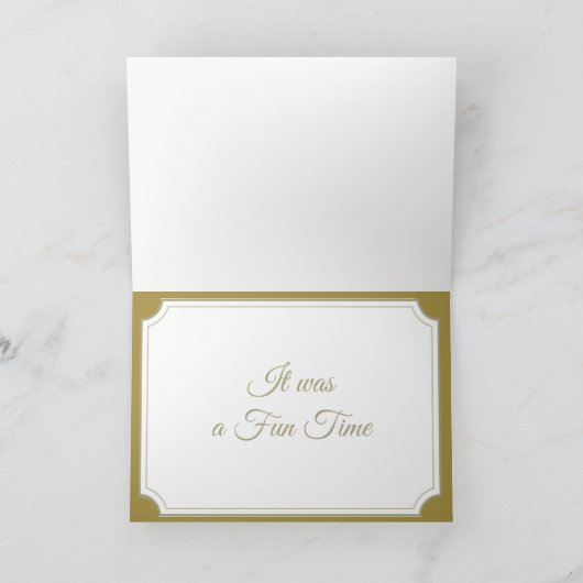 ZWEI TEDDY BÄRS 50 JAHRE ZUSAMMEN DANKEN DANKESKARTE (Innenseite)