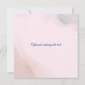 Zwei Tee für zwei Babydusche Danke Karte (Rückseite)