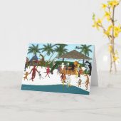 Zwei Teile Rum Karte (Gelbe Blume)