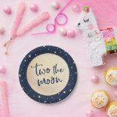 Zwei Teller der Moon Birthday Party (Party)