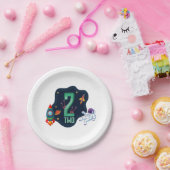 Zwei Teller der Moon Birthday Party (Party)