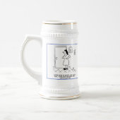 Zwei Themed Gags mit Namen auf einem Bierglas (Links)