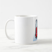 Zwei Thermometer Kaffeetasse (Links)