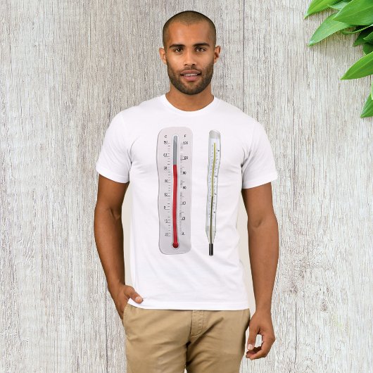 Zwei Thermometer Mens-T - Shirt
