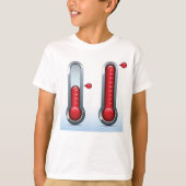 Zwei Thermometer T-Shirt (Vorderseite)