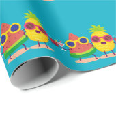 Zwei-Ti-Fruiti-Babydusche Geschenkpapier (Rolleneckpunkt)