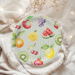 Zwei-Ti Frutti Fruchtmuster Geburtstagsparty Pappteller<br><div class="desc">Zwei-Ti Frutti Fruchtmuster Geburtstagsparty Paper Teller. Matching-Elemente sind verfügbar.</div>