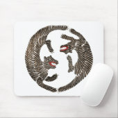 Zwei Tiger 2022 Mousepad (Mit Mouse)
