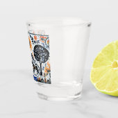 zwei Tiger im Wald Schnapsglas (Rechts)