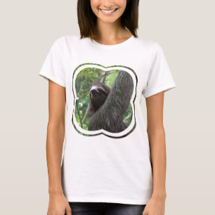 Zwei Toed Sloth-Damen-T - Shirt