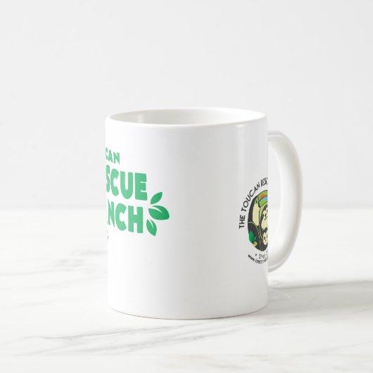 Zwei Toed Sloth-Tasse Kaffeetasse (VorderseiteRechts)