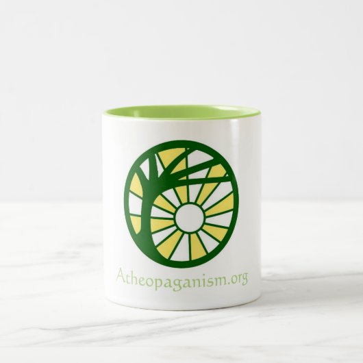Zwei-Ton Atheopaganism Tasse (Mittel)