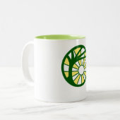 Zwei-Ton Atheopaganism Tasse (Sy, nur mbol) (Vorderseite Links)